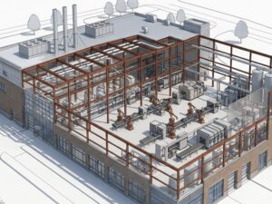 工場　3Dモデル